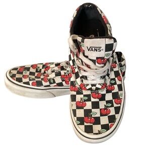 Vans Doheny Checkerboard Cherry Sneakers ladies Size 6